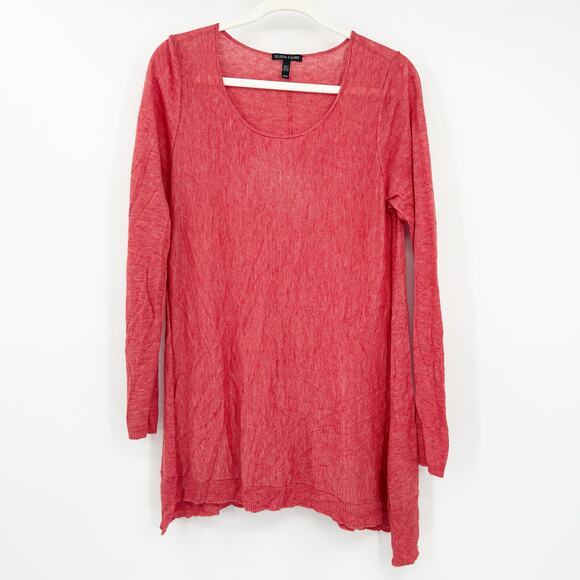 Eileen Fisher Womens Fall Lightweight Merino Wool Alpaca Blend Sweater Size M - Picture 1 of 6